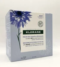KLORANE Smoothing and Soothing Eye Patches 7 Sets Included New in Box