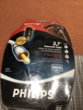 Phillips Subwoofer Cable, 24k Gold PLATED Plu...