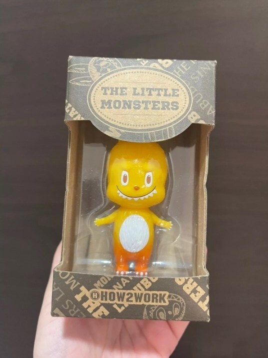 HOW2WORK THE LITTLE MONSTERS MINI LABUBU Mango Edition Figure H9CM HOW2WORK THE LITTLE MONSTERS MINI LABUBU Mango Edition Figure H9CM