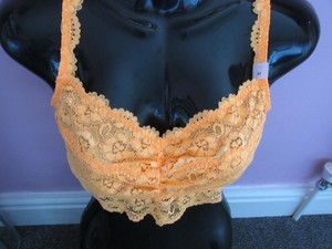 neon orange bralette