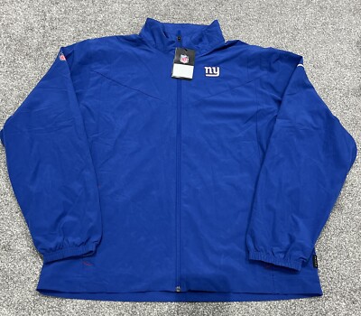 Herren Nike NYG NK Woven Jacke - NFL - Selten - DX9136 495 - Neu - Large (L)