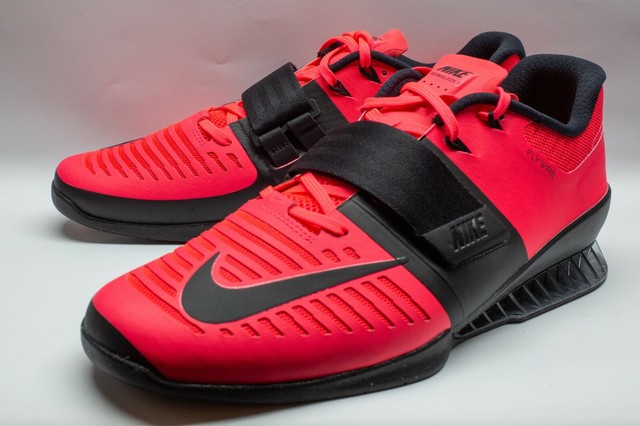 nike romaleos 3 red and black