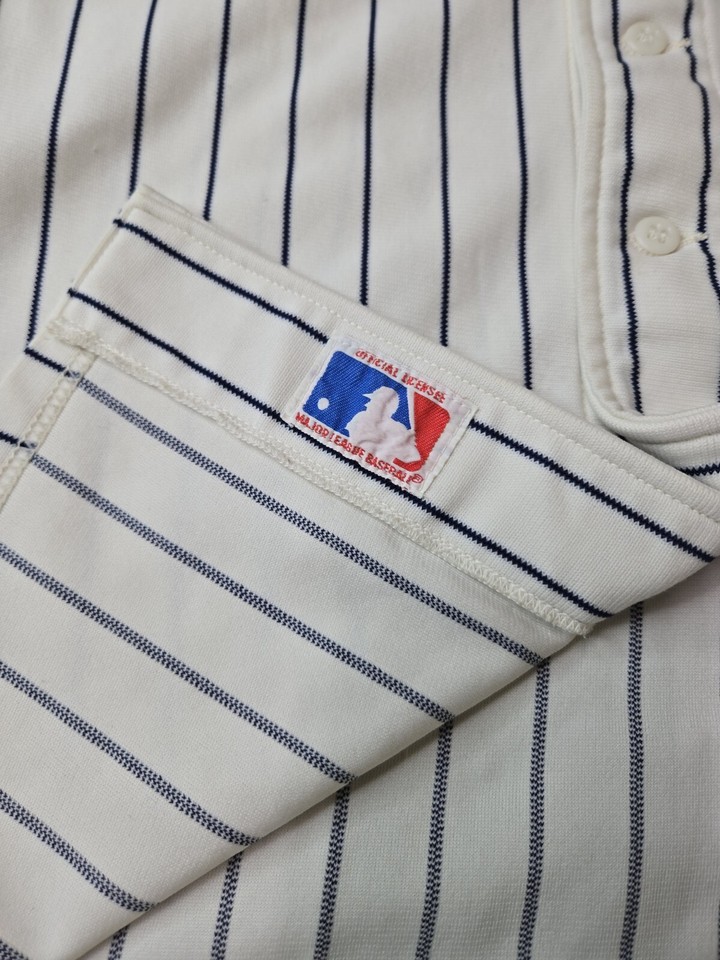Sand Knit Medalist Vintage 60s 70s New York Yankees Pinstripe Jersey
