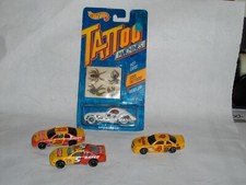 HOT WHEELS TATTOO MACHINES C COUPE 3479 SPIDERIDER 1992,(2) BAYER,(1) Kodak cars