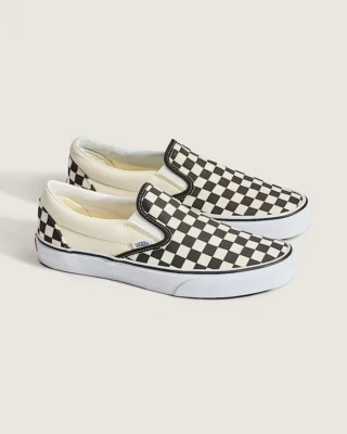 Vans Classic Slip-On Checkerboard Off White – Unisex – New in Box – All Sizes - Image 1 of 4