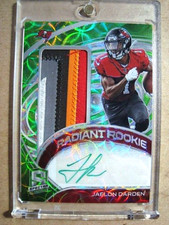 2021 Jaelon Darden Panini Spectra Green Scope Rookie Autograph Patch RC /35 🔥🔥