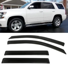 Fit 2015-2020 Chevrolet Tahoe Yukon Window Visors Sun Vent Shade Rain Wind Guard