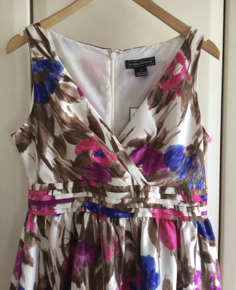 Ladies Dress By Jessica Howard Size Uk 8 Brand New With Tags Summer Wedding - Image 2 of 4