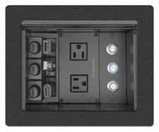 Extron Cable Cubby 700 Brushed Aluminum-AC Module Not Included 70-1046-08 New