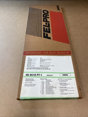 NOS Fel-Pro Blue Stripe HS 8510 PT-1 Engine Cylinder Head Gasket Set! F+S! - 第 1/4 張圖片