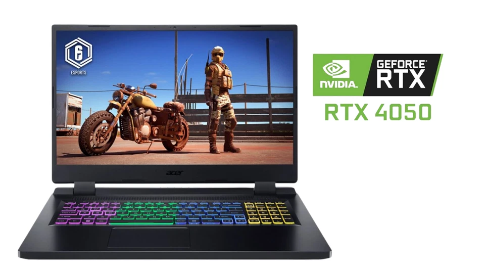 Portátil Acer Nitro5 17.3" 16GB 512GB NVIDIA GeForce RTX4050 Reacondicionado