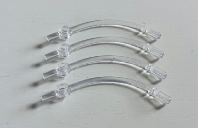 Lego 4042 Stange gebogen transparent klar Stab rund NEU 4x 6510119