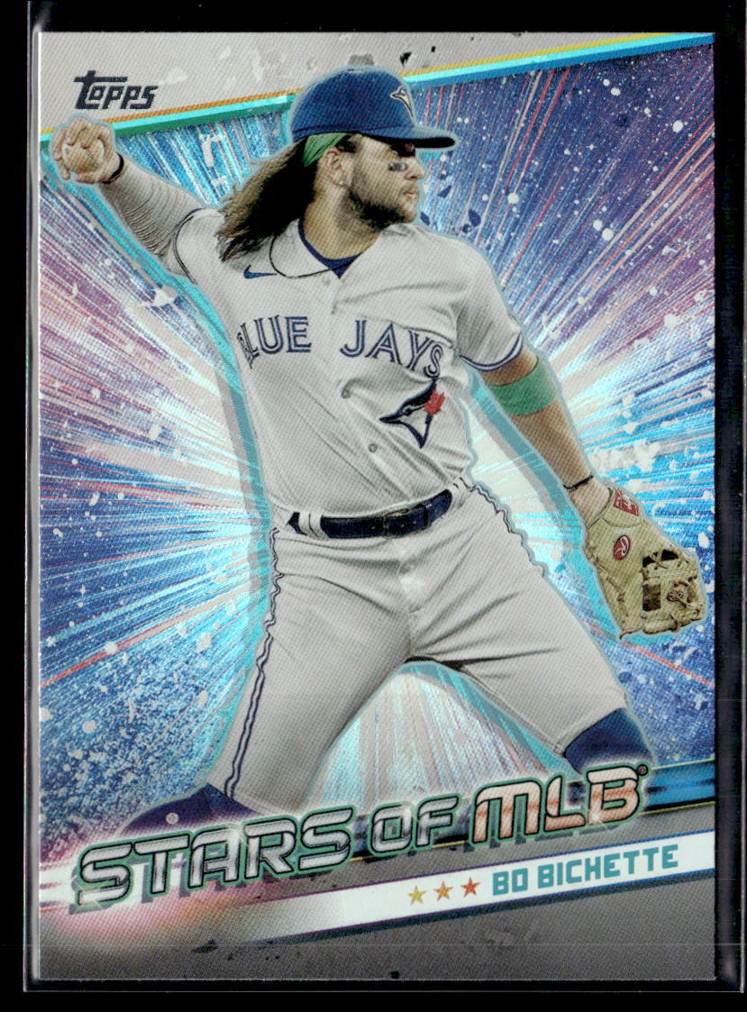 MLBカード　bo bichette auto Bo Bichette Blue Jays Autographed 2021 Topps Baseball Card