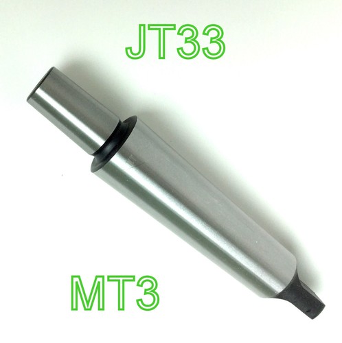 1pc MT3 Shank to JT33 Jacobs Taper Chuck Arbor w/Tang End Morse 3MT 33JT S - Picture 6 of 12