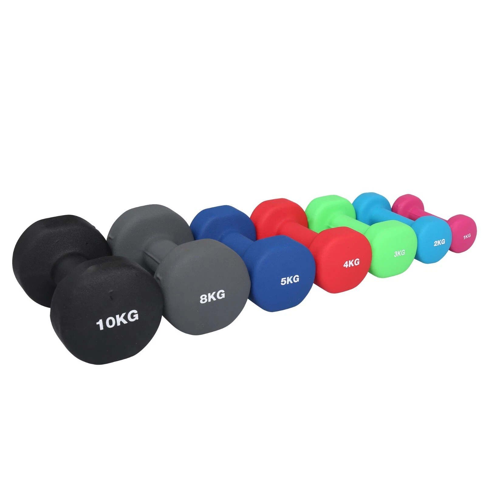 Neoprene Dumbbells Set 1 10kg Pair for Fitness Poland Ubuy