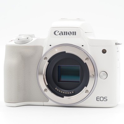 Canon EOS Kiss M2 M50 Mark II White Double Zoom Kit SC8000 [Near Mint] JAPAN