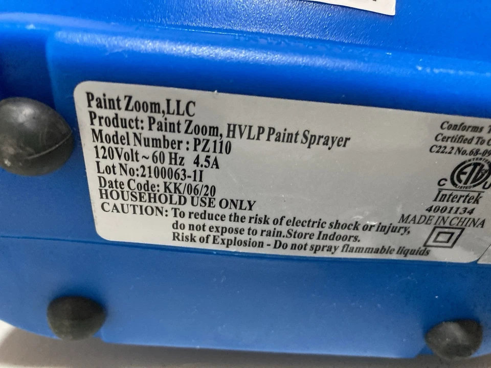 Pulverizador Paint Zoom PZ110 repuesto base motor solamente Foto 4 de 4