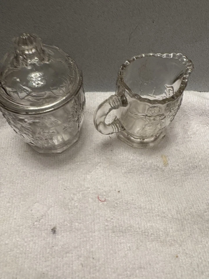Vintage Creamer & Sugar Bowl; Lead Crystal; NWT; See Labels; German Lausitzer - Image 3 of 3