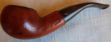 Vintage Kiko Tanzania Leather Covered Meerschaum Pipe No. 139 Elephant on Stem