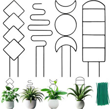 4 Packs Trellis for Climbing Plants Indoor, Small Garden Metal Trellis for Pott