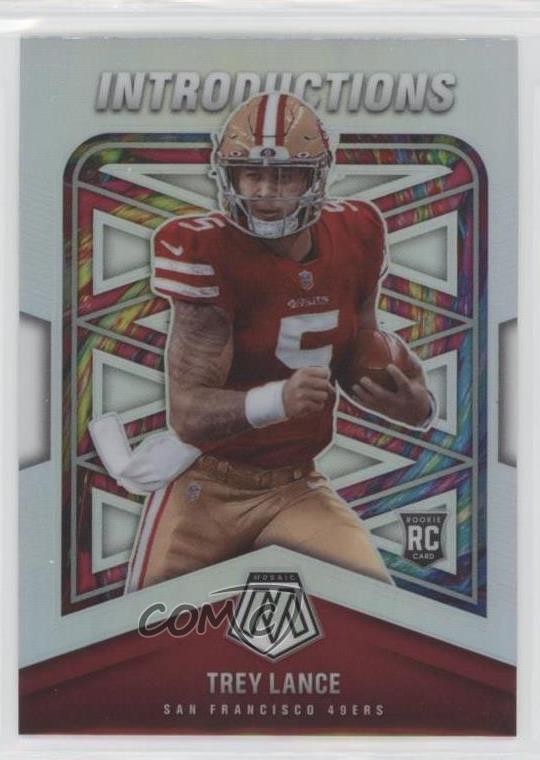 2021 Panini Mosaic Introductions Silver Prizm Trey Lance #I-3 0s9t