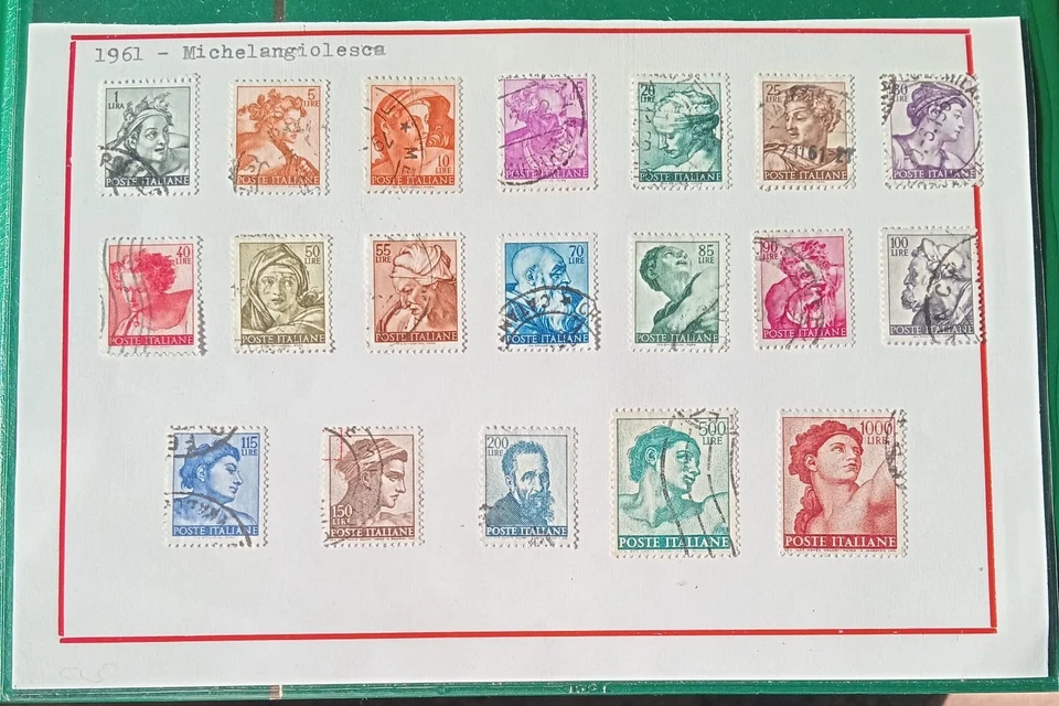 Lotto serie francobolli USATI quartine 6 + 4 franc. + 1 serie 1961 - Immagine 2 di 3