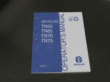 New Holland TN55, TN65, TN70, TN75 Manuale Operatore Libretto Proprietari Trattore