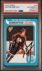 WAYNE GRETZKY SIGNED 1979 TOPPS #18 ROOKIE CARD AUTO 10 RC PSA/DNA