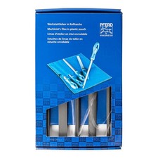 PFERD 10" Machinist File Set, 5-Piece   American Pattern, WRU 541 Type  8
