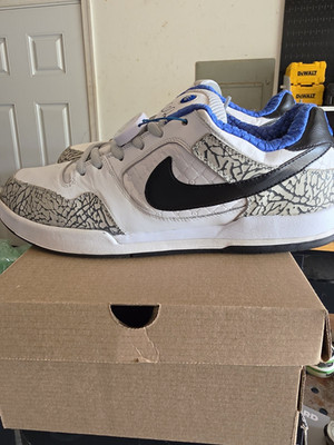 Nike Sb Paul Rodriguez 2 Zoom Air White Cement 2009 Size 13 PROD