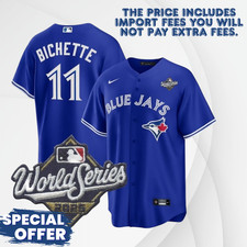Men's Blue Jays #11 Bo Bichette  2025 World Series Jersey All Stitched
