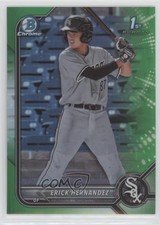 2022 Bowman Chrome Prospects Green Refractor 93/99 Erick Hernandez #BCP-181 0c6