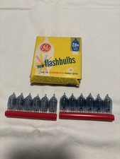 GE GENERAL ELECTRIC AG-1B Blue Photo Camera Flashbulbs NEW 1 BOX OF 12