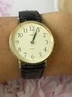 Timex Mens Watch 3.2mm Gold Tone Stainless Steel Case 70's Unisex Vintage