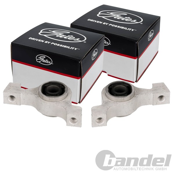 2X Gates Querlenkerlager Buchse Vorne Beidseitig Passend FüR CitroËN C5-image