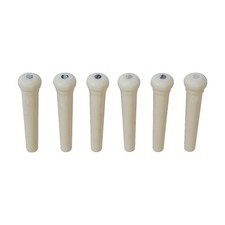 Graph Tech Tusq Ivory Acoustic Guitar Bridge Pins White Paua Dot 2mm