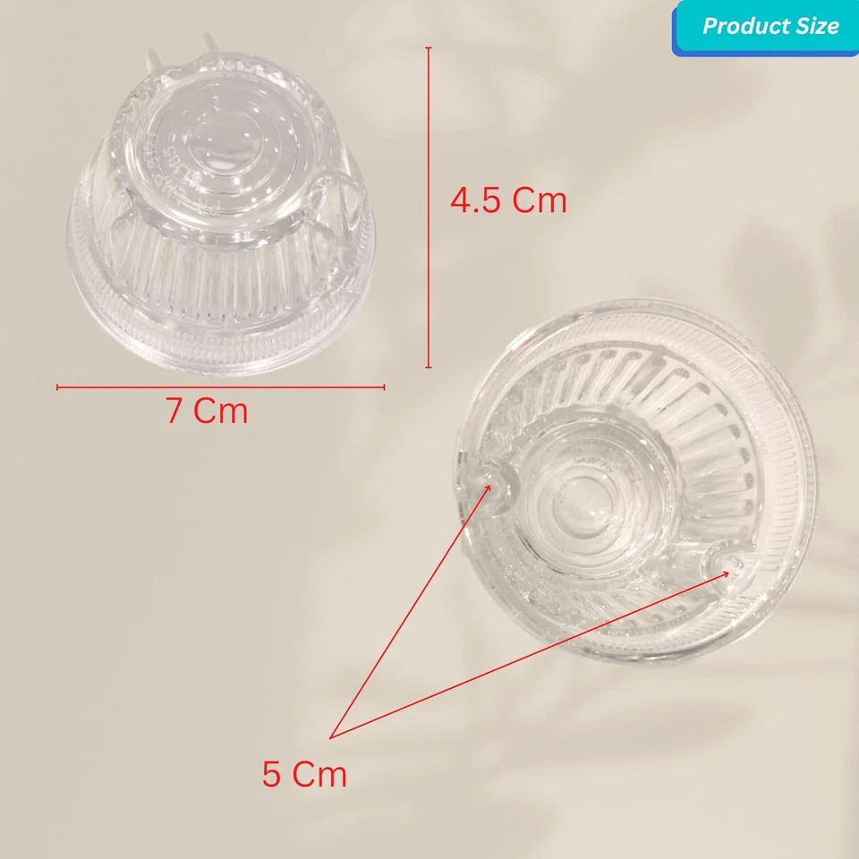 Renault R8 1963 paquete de 2 lentes de luz lateral Foto 3 de 4