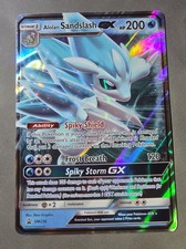 Alolan Sandslash GX SM236 LP - Sun & Moon Black Star Promo Holo Full Art 2020 on eBay