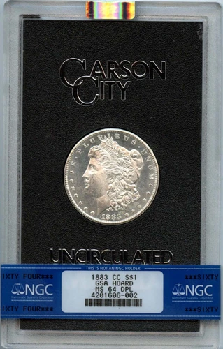 1883-CC Morgan Dollar GSA HOARD S$1 NGC MS64DMPL