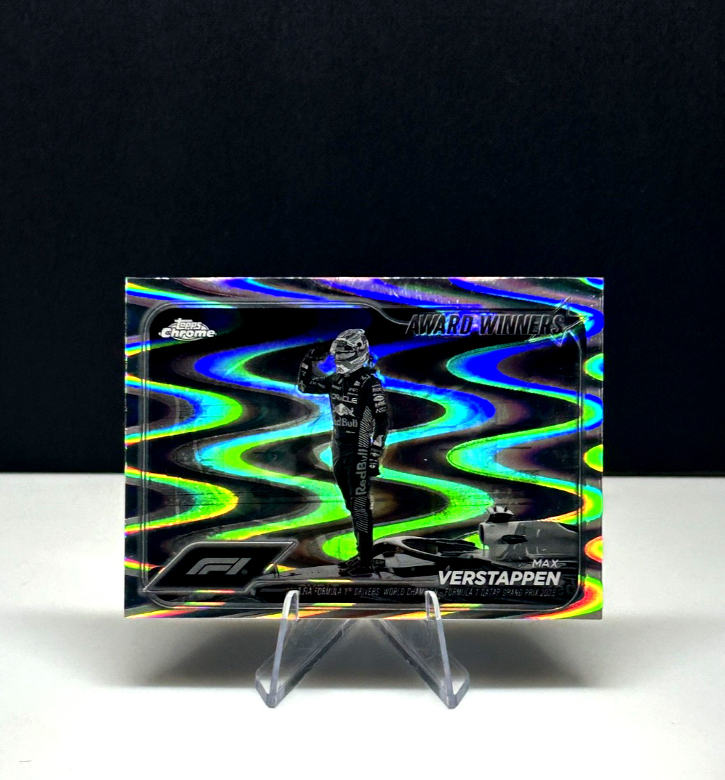 2024 Topps Chrome Formula 1 F1 Max Verstappen RayWave #183