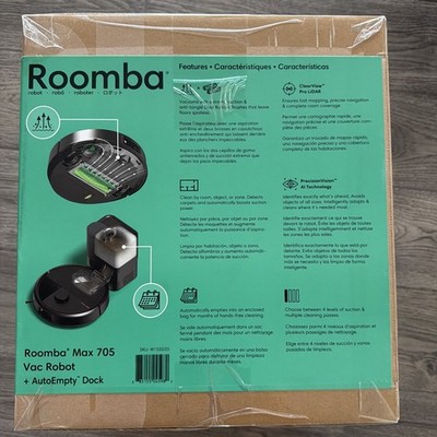 iRobot - Roomba 705 Vacuum AutoEmpty Dock W155020 - Black - for