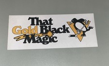 Vintage 1981 Pittsburgh Penguins Bumper Sticker & Chevy Contest Entry Form RARE