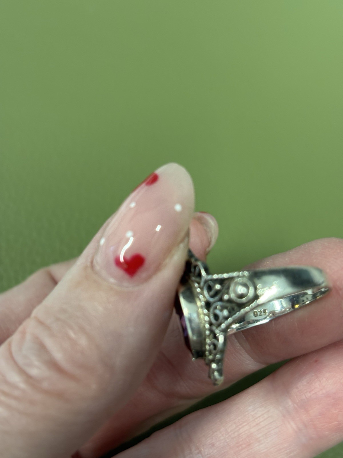 Rainbow Topaz Sterling Ring - image 3