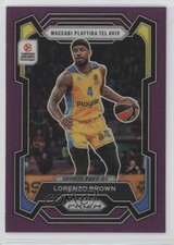 2023-24 Panini Prizm Turkish Airlines EuroLeague Purple 64/99 Lorenzo Brown 1pe9
