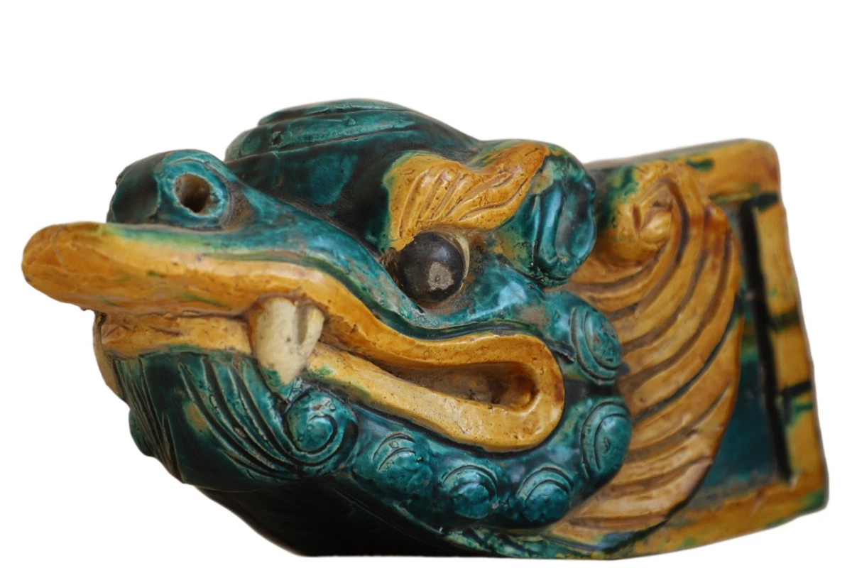 陶瓷1800年以前古董中国龙雕像、雕像| eBay
