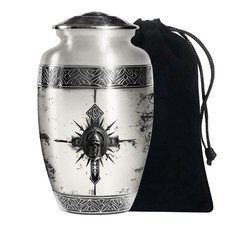 Catholic Faith Memorial Urns for Human Ashes Mother, Unique Urn 10 Inch 