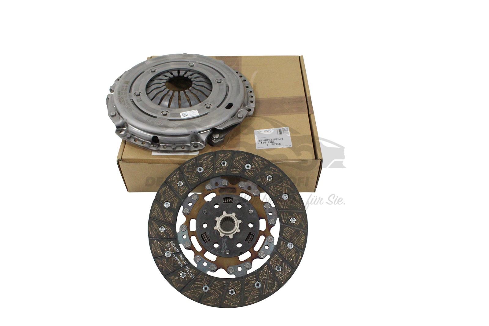 Juego de embrague original sin cojinete de desembrague para Opel Astra K Insignia B 55514986