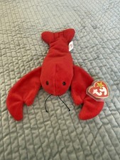 Rare Original Beanie Baby: Pinchers the Lobster 1993