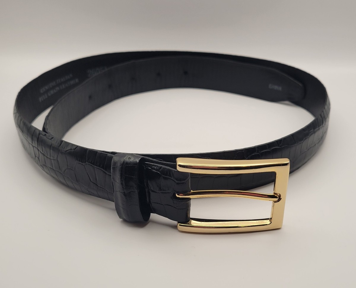 Italian Full Grain Leather Belt Brown Braided Italian Full-grain Leather Belt | In stock  main image 4