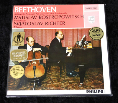 BEETHOVEN   The Complete Sonatas For Piano And Cello SEALED!, rare 2x LP Box